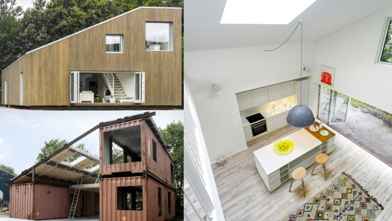 Illustration for article titled The greatest homes made from shipping containers around the world